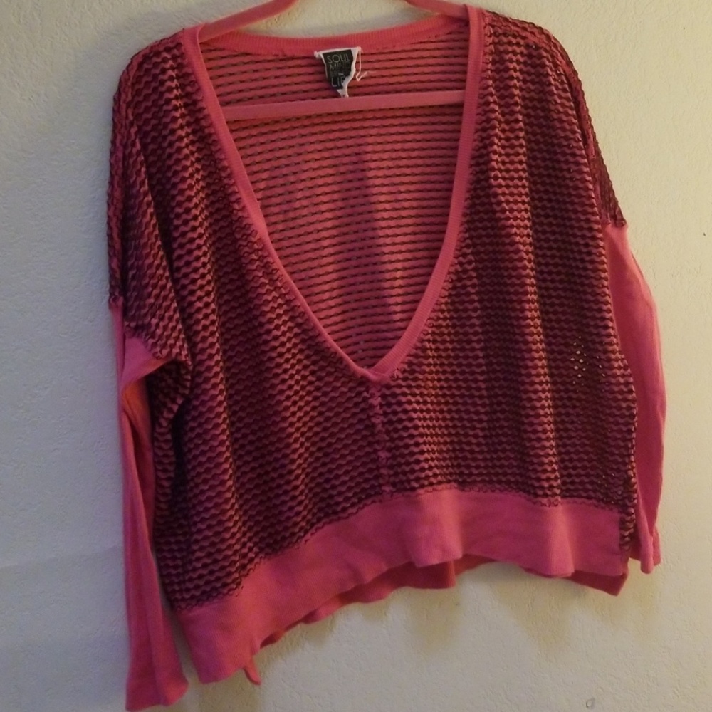 Boutique layering top for yoga and more